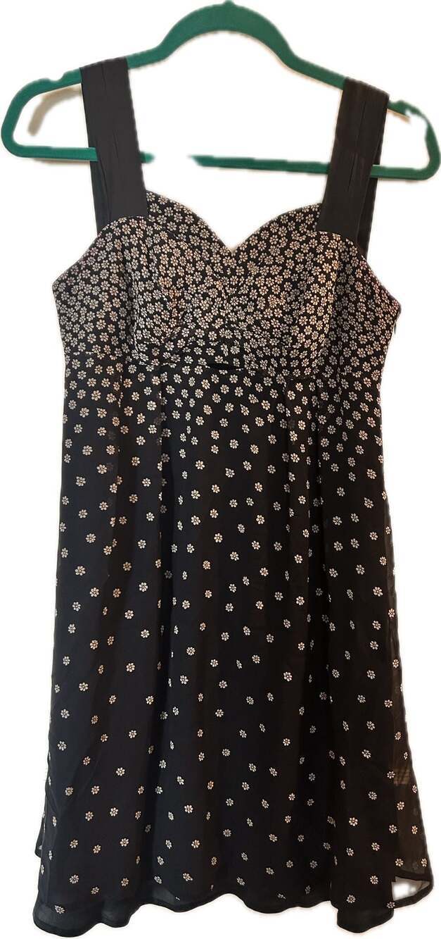 Vintage Loretta Di Lorenzo Silk Floral Print Dress and Matching Sheer Jacket Set